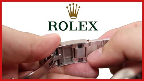 rolex oyster bracelet clasp broken|how to open Rolex clasp.